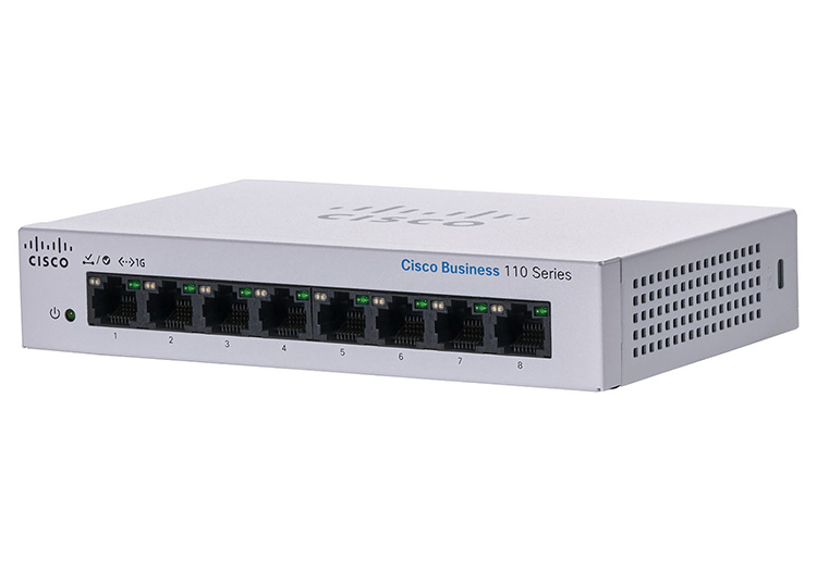 CBS110-8T-D-EU Switch Cisco Business 110 Series 8 port Unmanaged