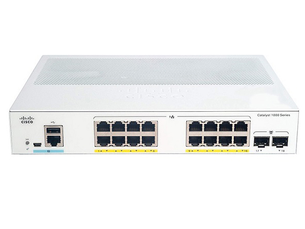 Switch Cisco C1000-16T-E-2G-L 16-port Gigabit Ethernet 2-port 1G SFP