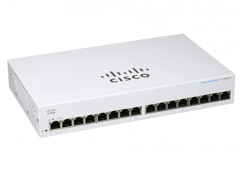 Switch Cisco CBS110-16PP-EU 16 Ports, 8 support PoE with 64W