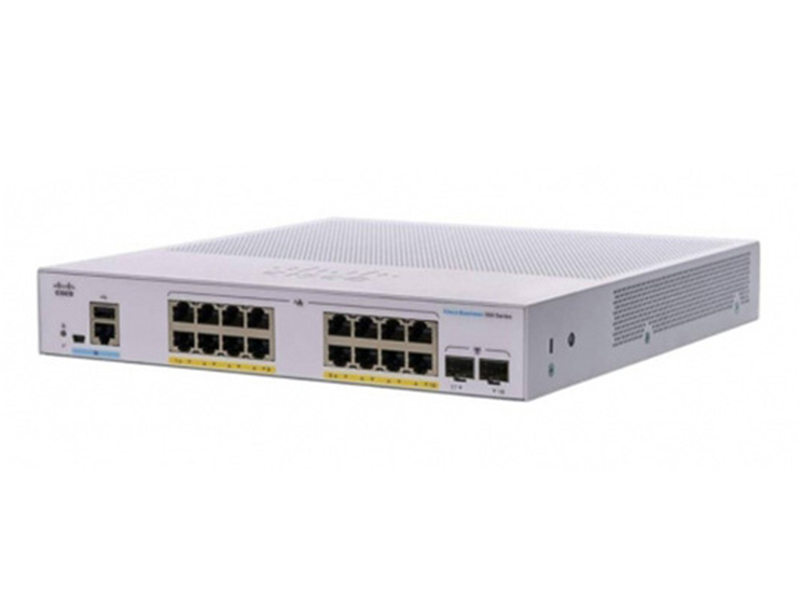 Thiết bị chia mạng Cisco CBS220-16P-2G-EU POE 2x1G SFP