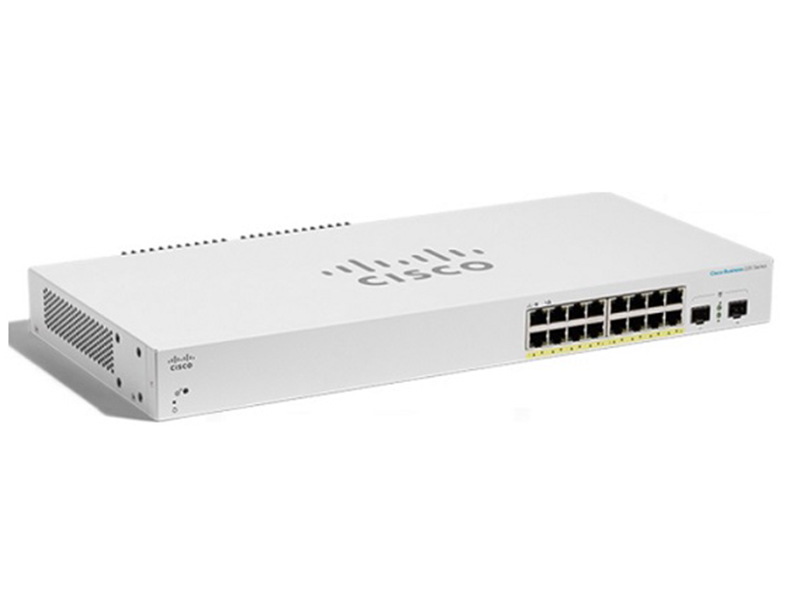 Switch CISCO CBS220-16T-2G-EU 16-Port Gigabit + 2-Port Gigabit SFP