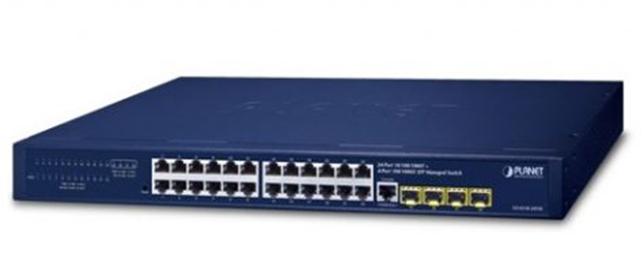 Switch GE PLANET GS-4210-24T4S 24 Port Layer 2