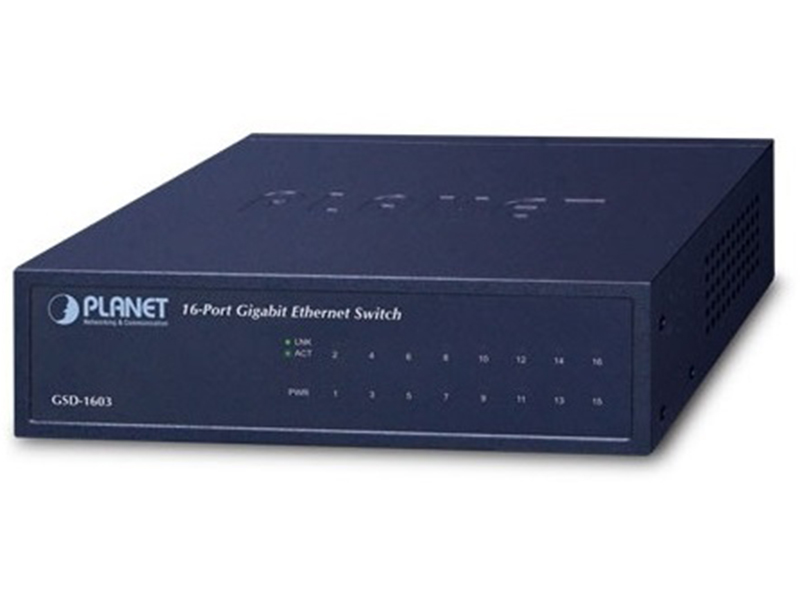 Thiết bị chuyển mạch Switch Planet GSD-1603 16-port Gigabit