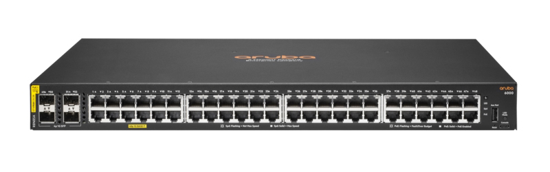 Aruba 6000 48G Class4 PoE 4SFP 370W (R8N85A)