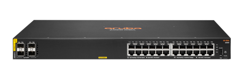 Aruba 6000 24G Class4 PoE 4SFP 370W (R8N87A)