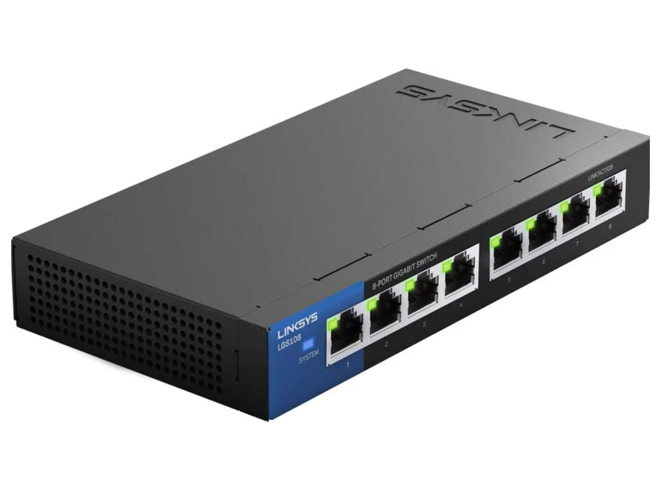 Linksys LGS108 8-Port Business Desktop Gigabit Switch