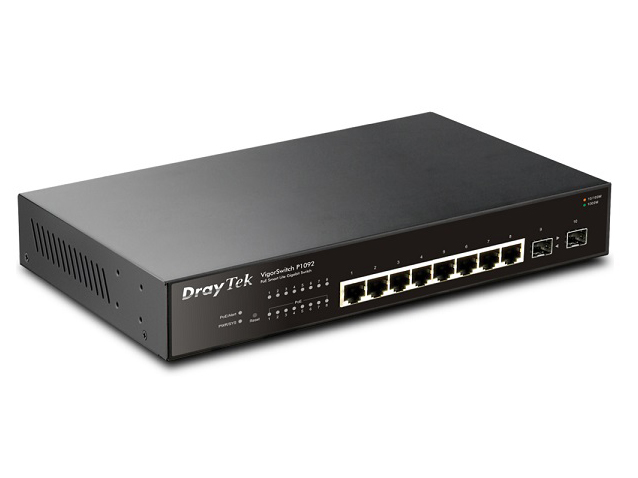 Switch DrayTek Vigorswitch P1092 8-Port Smart Lite PoE