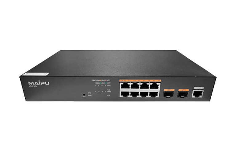 Swich Maipu IS230 IS230-10TF-AC 8-Ports Base-T, 2-Ports SFP management